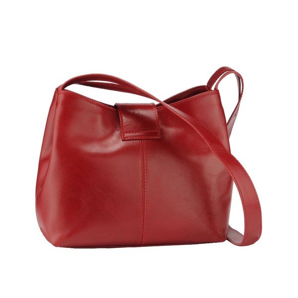 Kožená kabelka Kiwi, červená-image-1