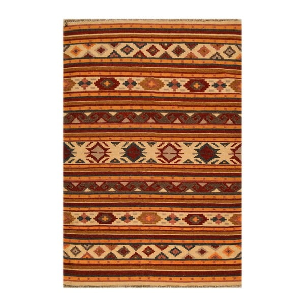 Ručne tkaný koberec Kilim Valati, 200x140cm