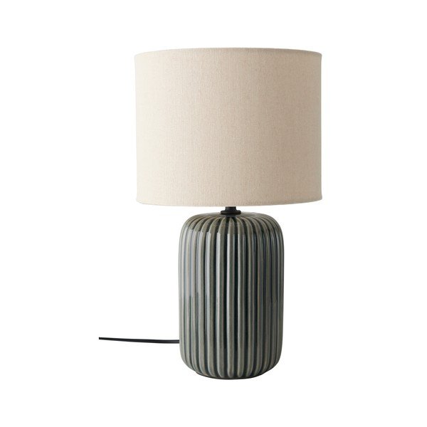 Sivá/béžová látková stolová lampa (výška  36 cm) Mizu – Ellos Home