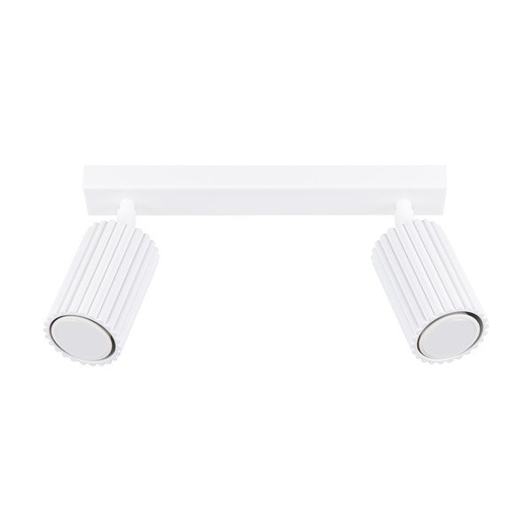 Biele bodové svietidlo 6,5x30 cm Gleam – Sollux