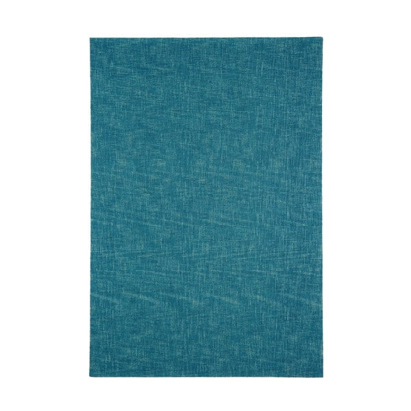 Vlnený koberec Tweed Teal, 120x180 cm