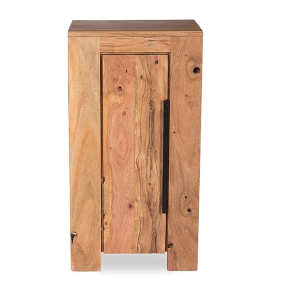Nízka kúpeľňová skrinka z akáciového dreva Woodking Wellington