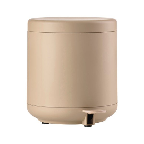 Béžový pedálový odpadkový kôš 4 l Ume – Zone