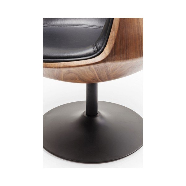 Hnedo-čierne kreslo Kare Design Club 54-image-4