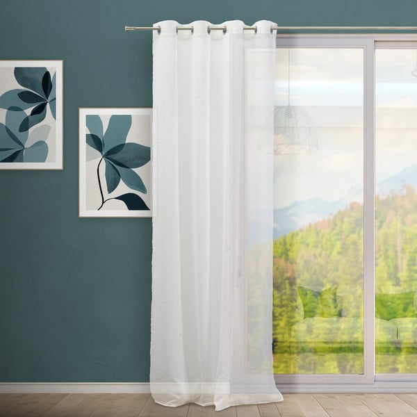 Biela záclona 140x260 cm Lite – Casa Selección-image-1