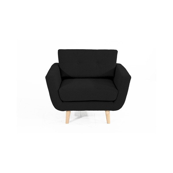 Čierne kreslo Max Winzer Melvin-image-1