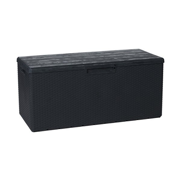 Tmavosivý záhradný úložný box Portofino – Toomax