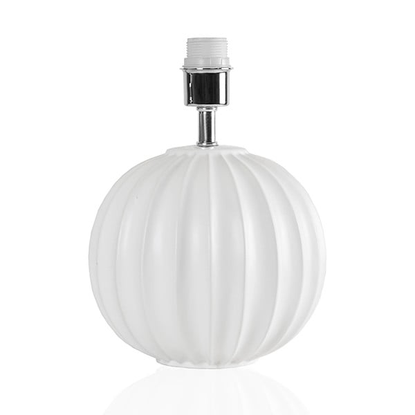 Biela stolová lampa Globen Lighting Core, ø 23 cm