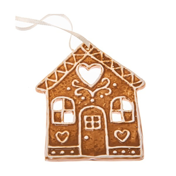 Keramická vianočná ozdoba 10 cm Gingerbread House – Dakls