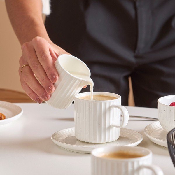 Súprava cukorničky a kanvičky na mlieko Ora Gloss – Salt&Pepper-image-2