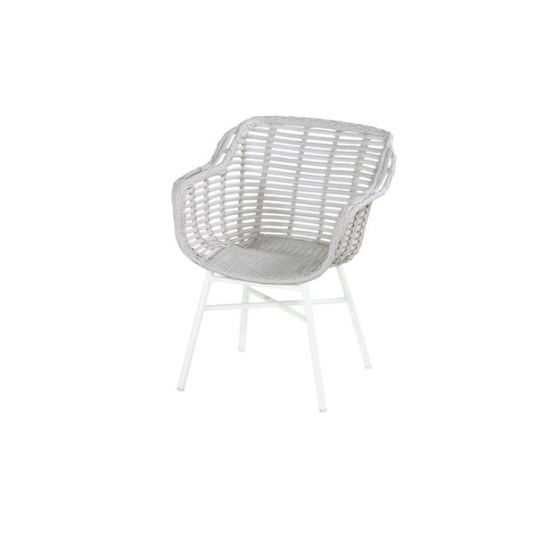 Béžová plastová záhradná stolička Cecilia – Hartman