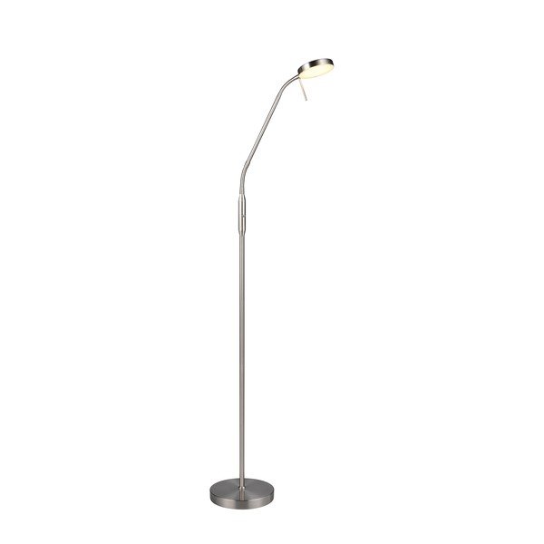 LED stojacia lampa v striebornej farbe (výška 160 cm) Moreno – Reality-image-2