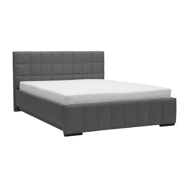 Sivá dvojlôžková posteľ Mazzini Beds Dream, 160 × 200 cm