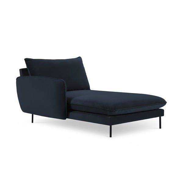 Tmavomodrá zamatová leňoška (ľavý roh) Vienna – Cosmopolitan Design-image-3