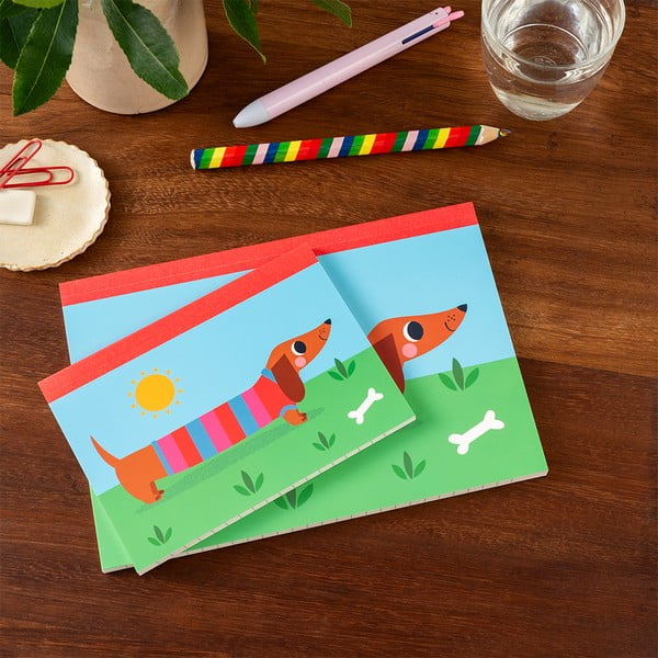 Zápisník 60 str. formát A5 Sausage Dog – Rex London-image-2