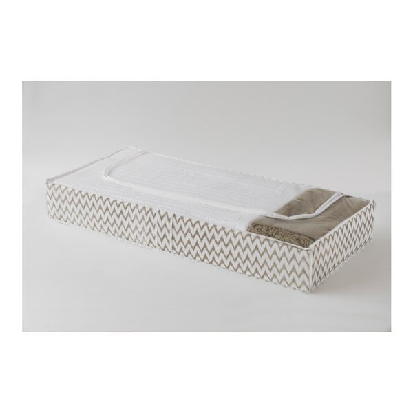 Textilný úložný box pod posteľ Compactor Clear