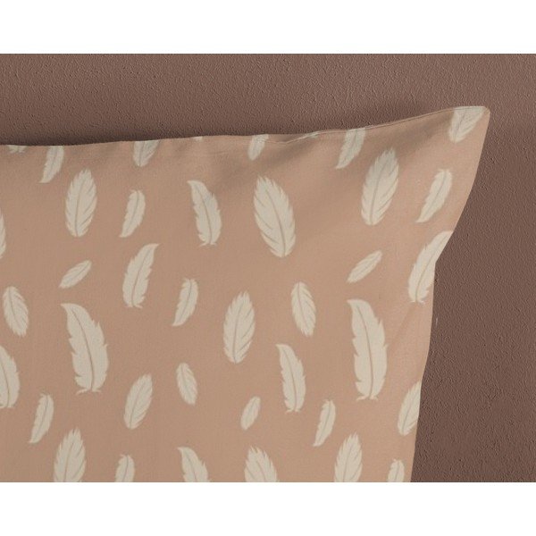 Hnedé/béžové bavlnené detské obliečky na jednolôžko 140x200 cm Hay – Good Morning-image-3