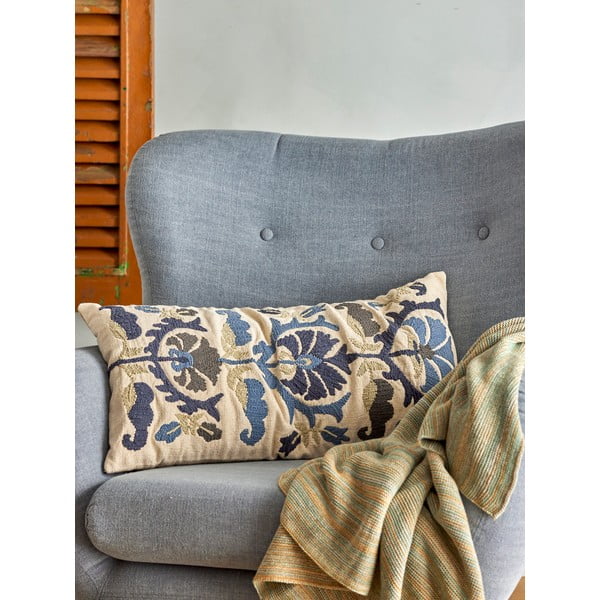 Dekoračný vankúš s prímesou ľanu 70x35 cm Anzio – Bloomingville-image-1