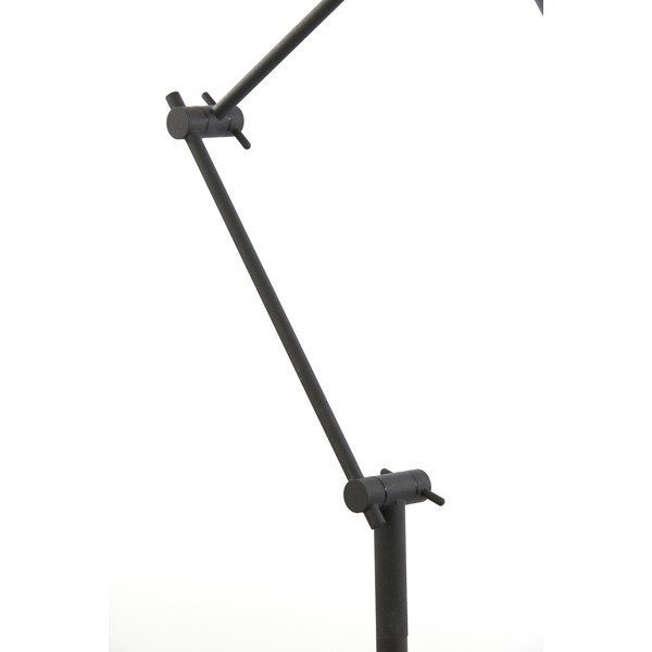 Čierna stojacia lampa so stmievačom (výška  150 cm) Rijeka – Light & Living-image-3
