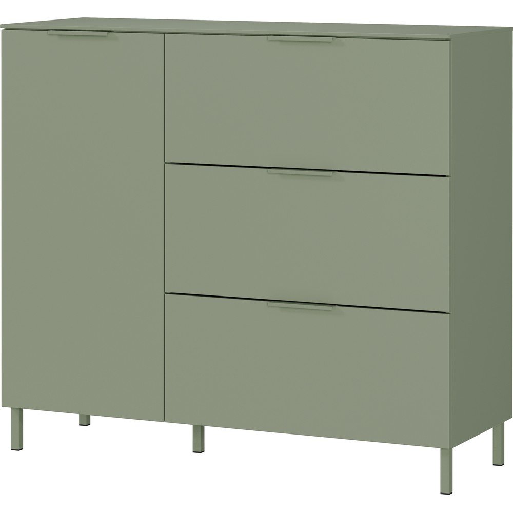 E-shop Zelená matná skrinka 109x98x40 cm Savoca – Germania