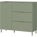 Zelená matná skrinka 109x98x40 cm Savoca – Germania