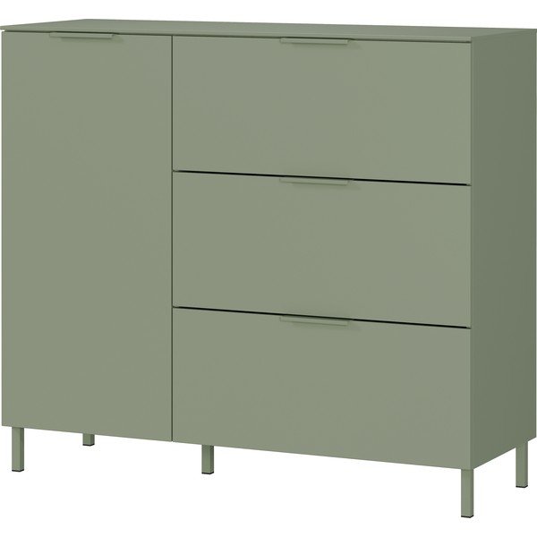 Zelená matná skrinka 109x98x40 cm Savoca – Germania