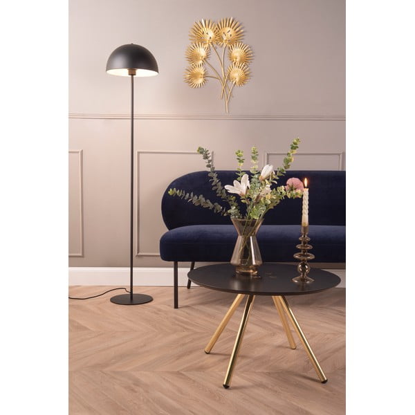 Čierna stojacia lampa Leitmotiv Bennet, výška 150 cm-image-3