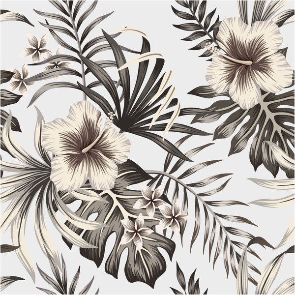 Dekoratívna samolepka na stenu Ambiance Flowers, 60 x 60 cm-image-2