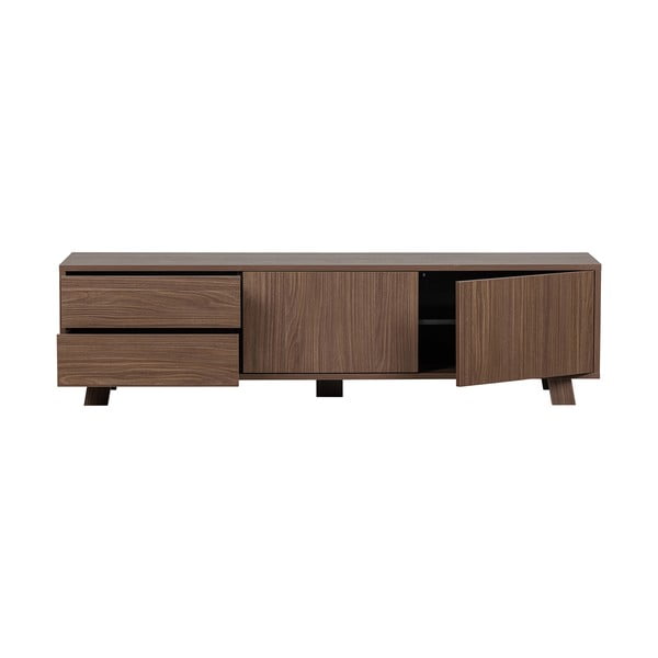 TV stolík v dekore orecha v prírodnej farbe 160x42 cm Seppe – WOOOD-image-1