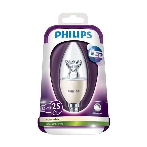 LED žiarovka Philips 25W E14 WW B35 CL Dim/4-image-2