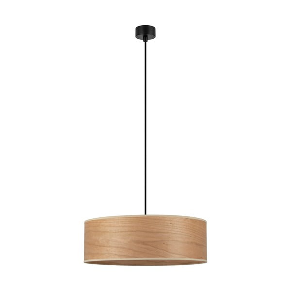Závesné svietidlo s tienidlom z dreva čerešne Sotto Luce TSURI XL