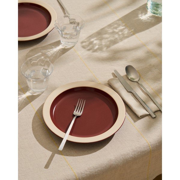 Bavlnený/ľanový obrus 170x250 cm Ulaen – Kave Home-image-1