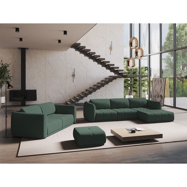 Zelená rohová pohovka Hoku – Makamii-image-1