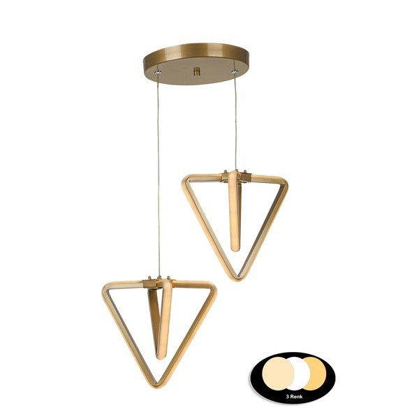 Kovové LED závesné svietidlo v bronzovej farbe ø 20 cm Baris – Squid Lighting-image-2