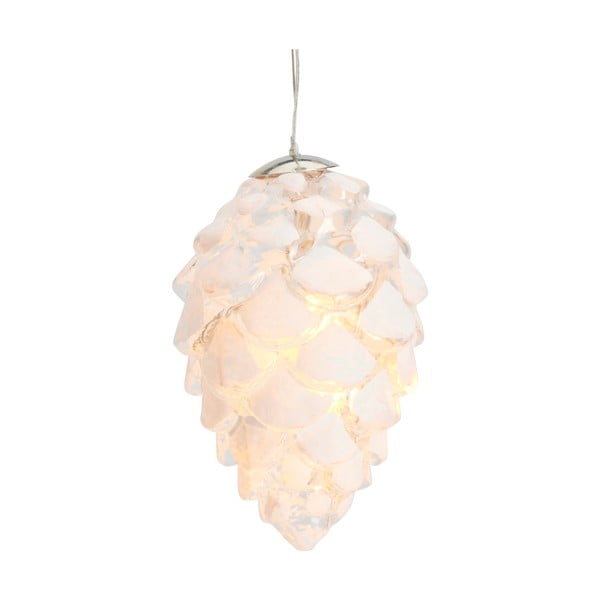 Biela závesná vianočná svetelná dekorácia ø 5 cm Celina – Sirius