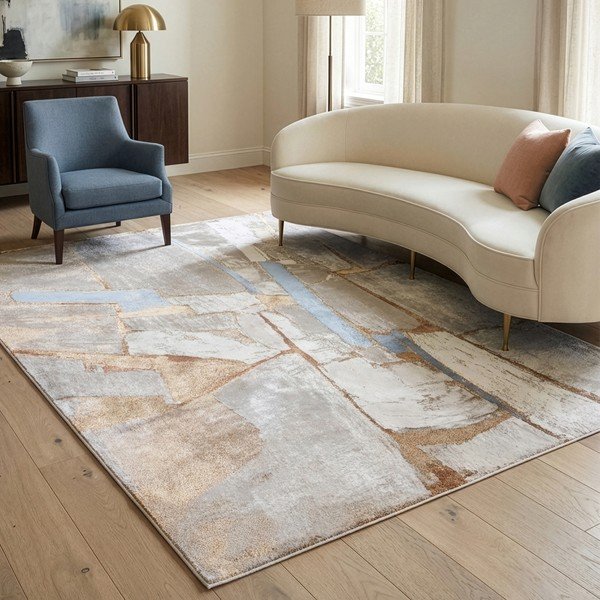 Béžový/krémovobiely koberec 200x275 cm Miro – Asiatic Carpets-image-1