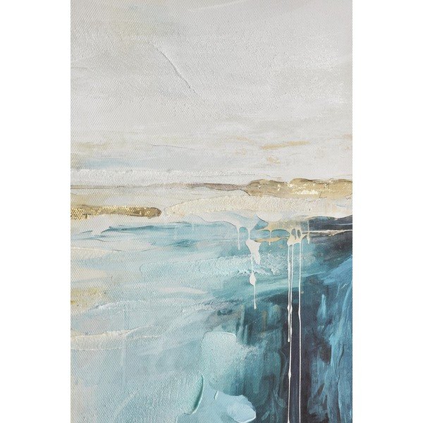 Tlačený/s ručne maľovanými prvkami obraz na plátne 60x60 cm Crown – Bizzotto-image-2