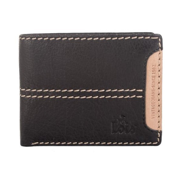 Pánska kožená peňaženka LOIS no. 508, čierna