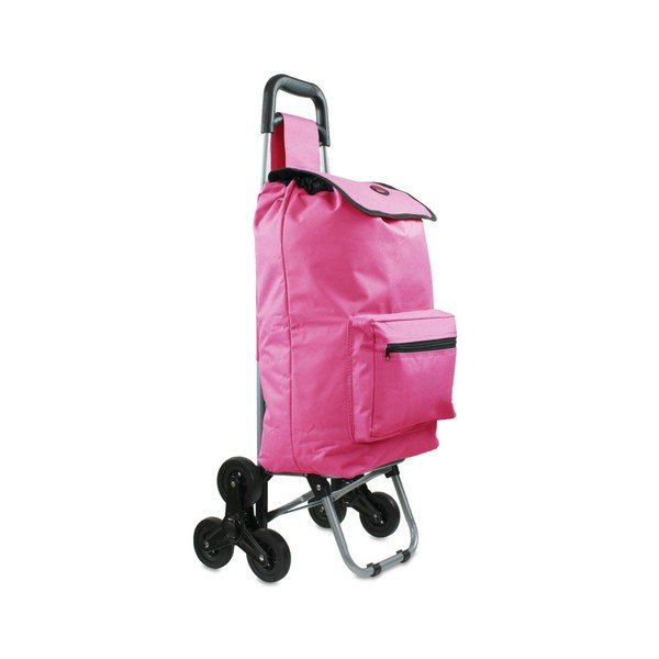 Ružová nákupná taška na kolieskach Hero Atlas, 30 l-image-3