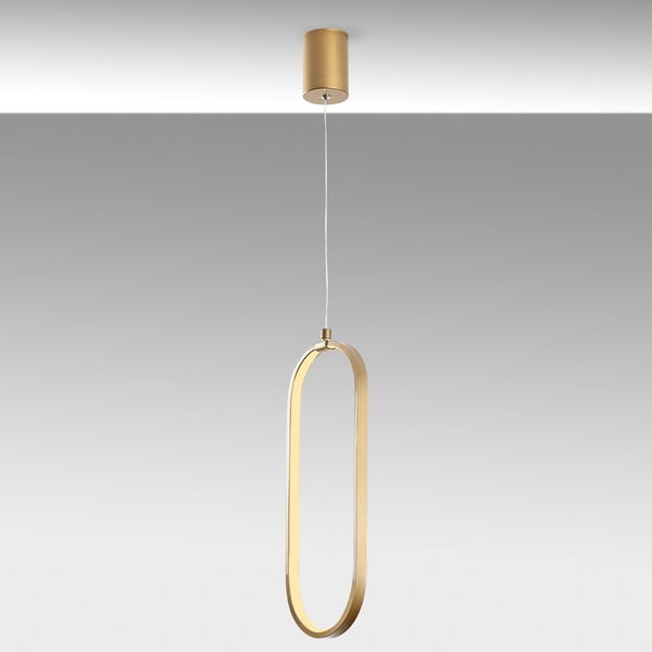 LED závesné svietidlo v zlatej farbe Can – Opviq lights-image-1