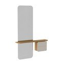 Predsieňová zostava v dekore duba v bielo-prírodnej farbe One More Look – UMAGE