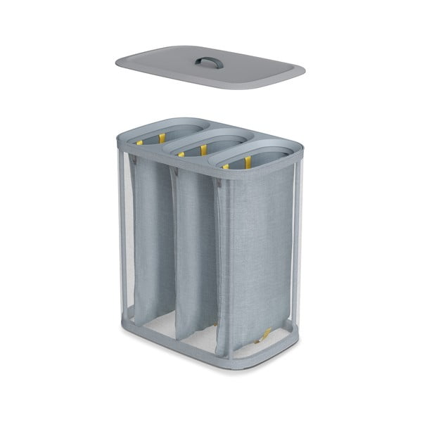 Sivý látkový kôš na bielizeň 90 l Tota Trio – Joseph Joseph-image-4