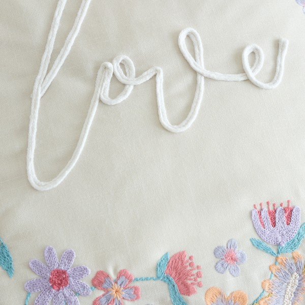 Dekoračný vankúš s prímesou ľanu 45x45 cm Love – Catherine Lansfield-image-2