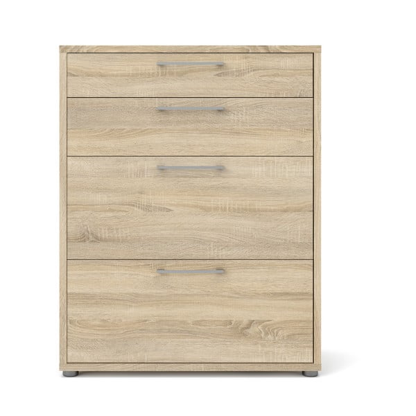 Modulárna knižnica v dekore duba v prírodnej farbe 89x113 cm Prima – Tvilum-image-3