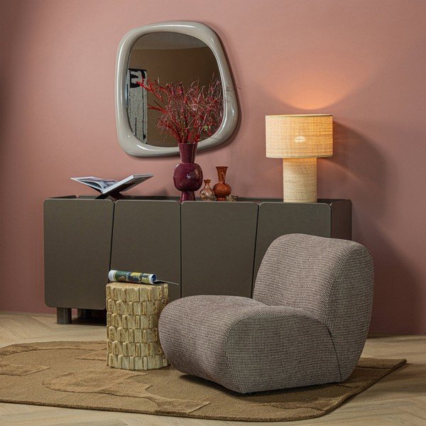 Keramický okrúhly odkladací stolík ø 35 cm Axu – WOOOD-image-2