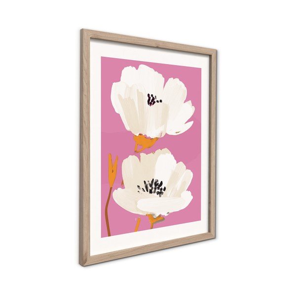 Tlačený obraz s rámom 30x40 cm Peony Bloom – Styler-image-4