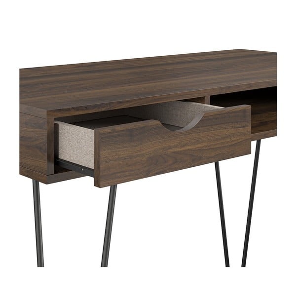 Pracovný stôl v dekore orecha 49x104 cm Concord – Novogratz-image-4