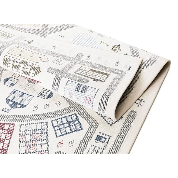 Biely obojstranný detský koberec Narma Ülejõe, 160 x 230 cm-image-4