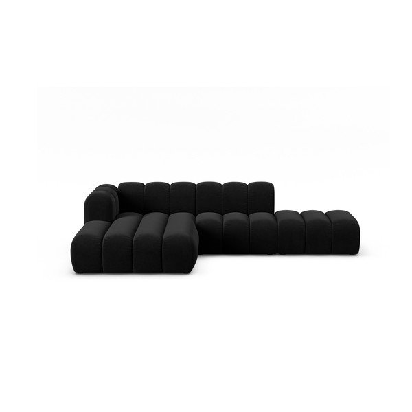 Antracitová rohová pohovka (ľavý roh) Lupine – Micadoni Home