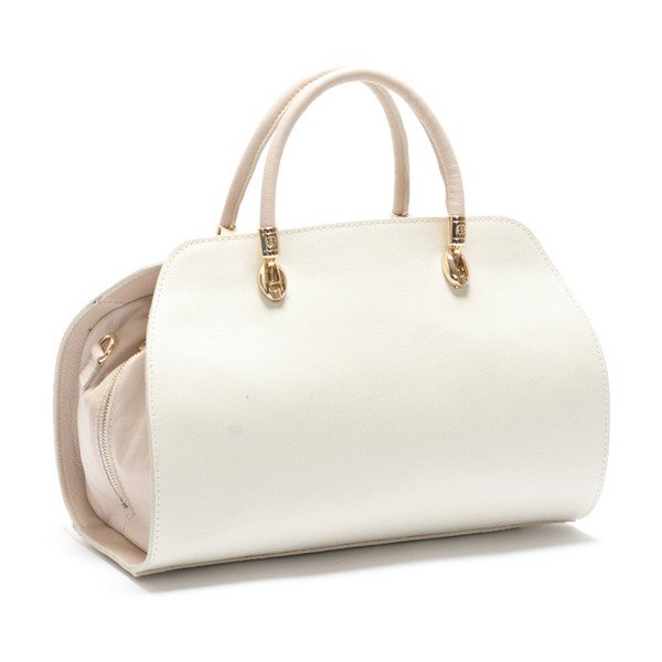 Kožená kabelka Mangotti 415 Beige-image-3